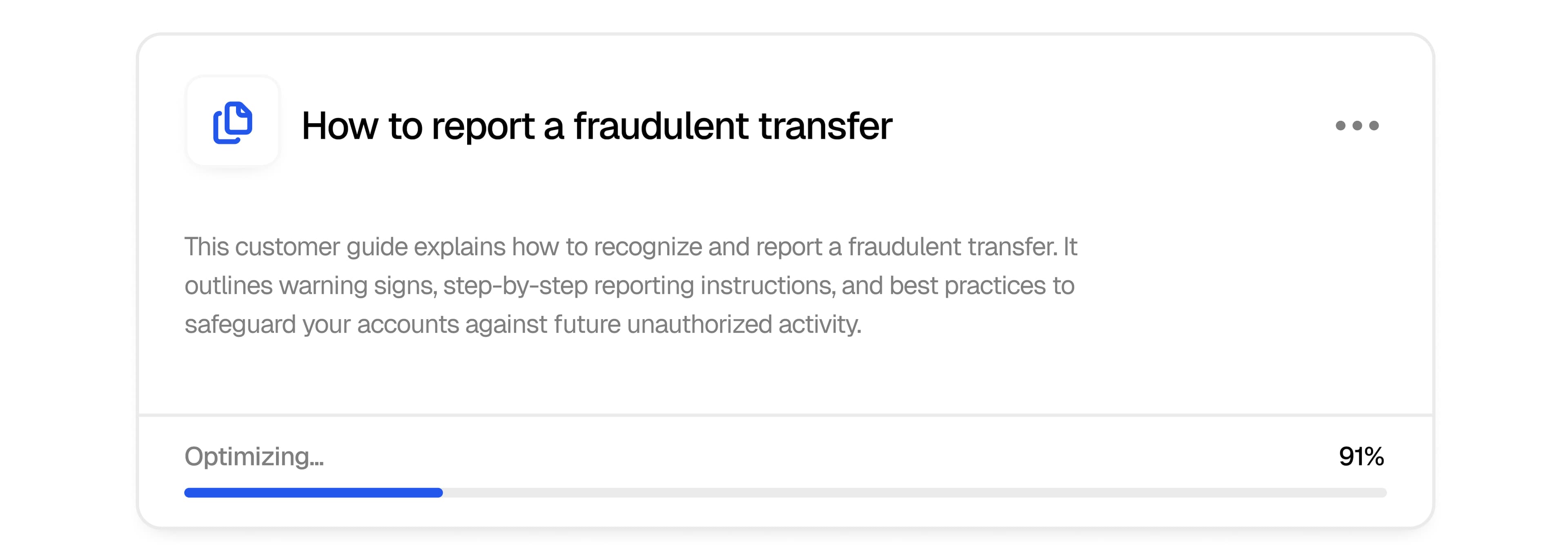 Document Optimizer